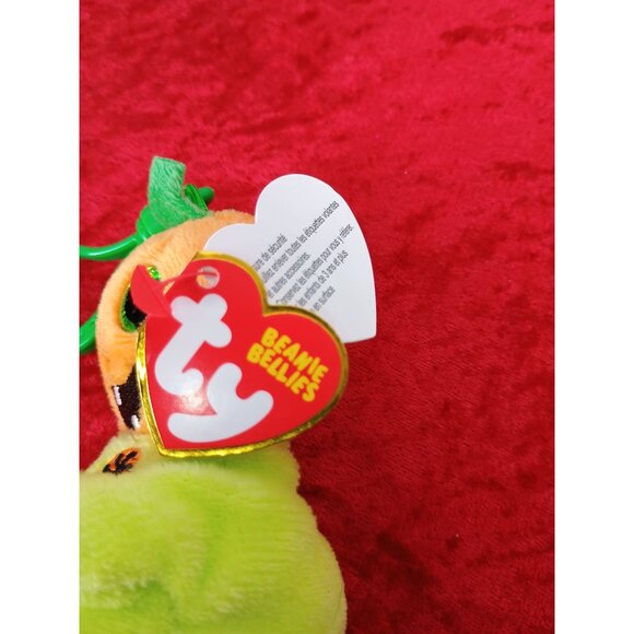 Ty Beanie‎ Bellies Hollow Plush Halloween Pumpkin Keychain 4" - Picture 4 of 5